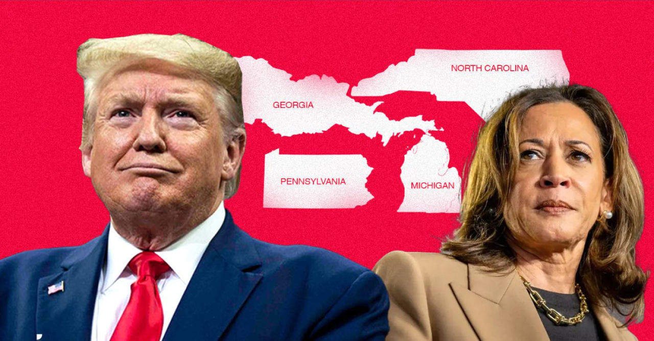 Trump wins battleground states, concerns rise for Harris