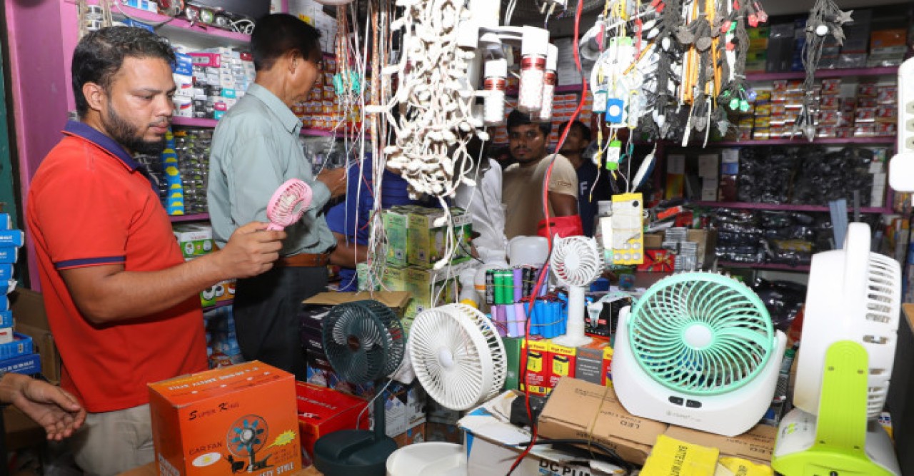 Due to severe heat wave and load shedding, the sales and prices of Charger Fan-IPS have increased