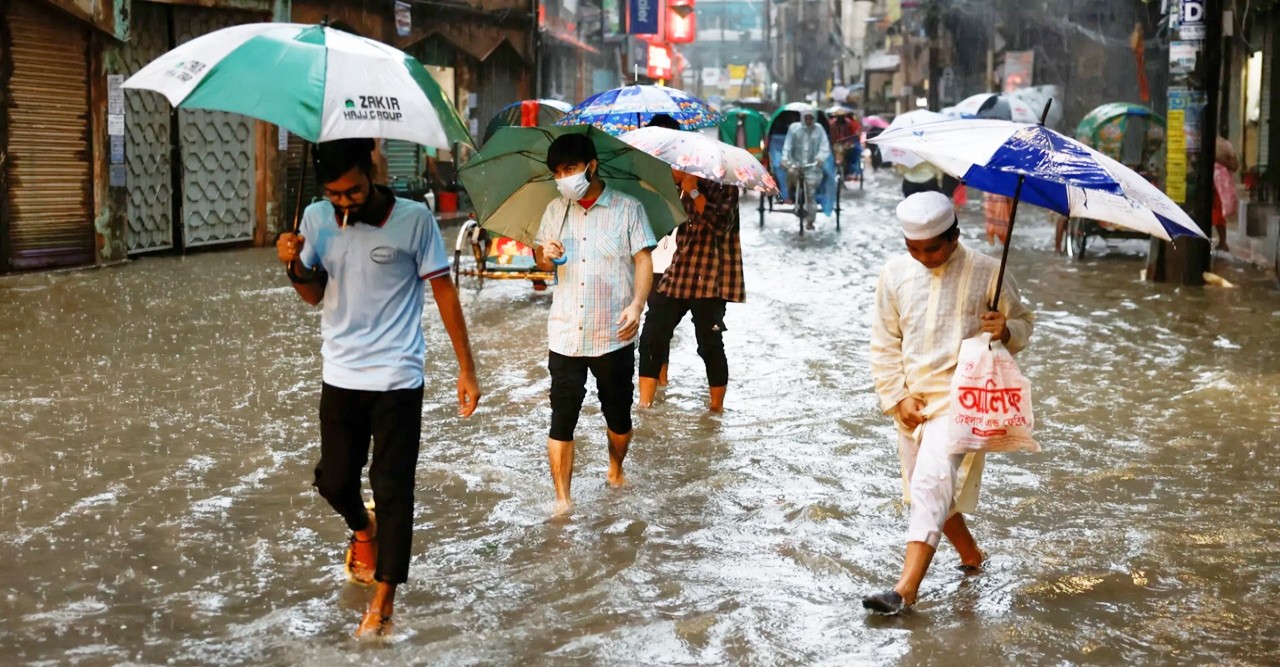 Thunderstorms are forecast across the country