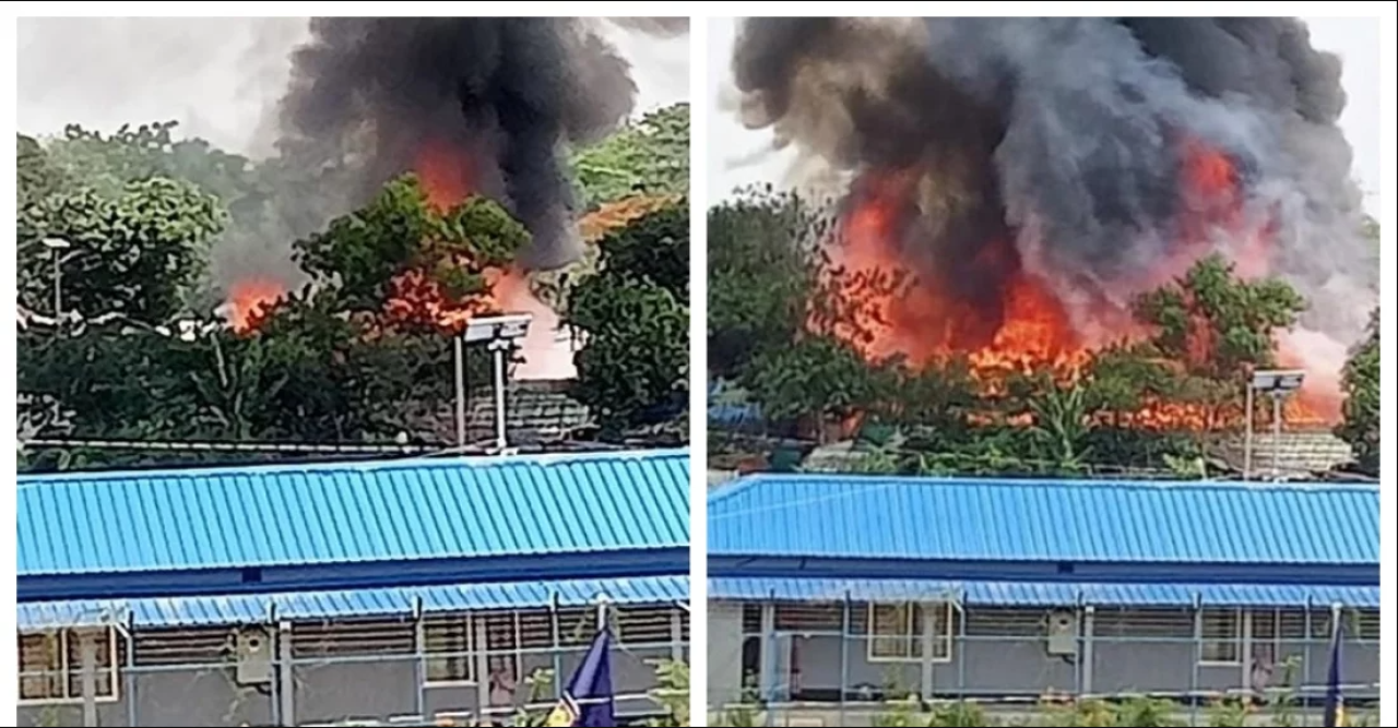 Fire in Rohingya camp, extent of damage is not known