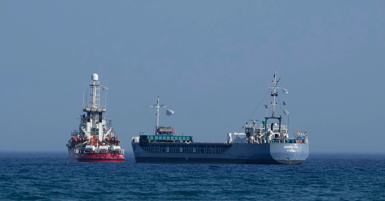 Cyprus says aid ships have turned back from Gaza with over 200 tonnes of undelivered aid after Israeli strike