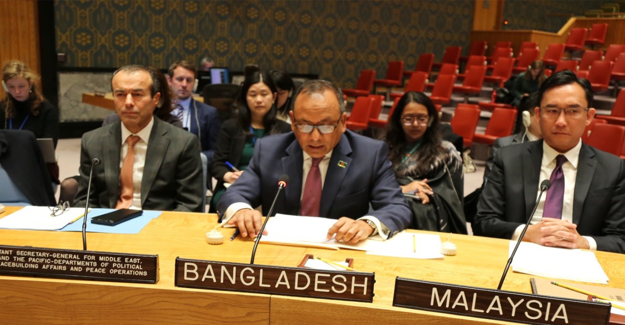 Bangladesh calls for urgent action to solve the Rohingya crisis